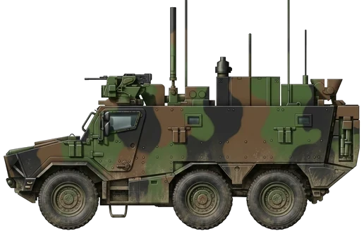 Nexter Griffon profile drawing