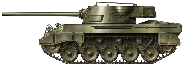 M18 Hellcat profile drawing