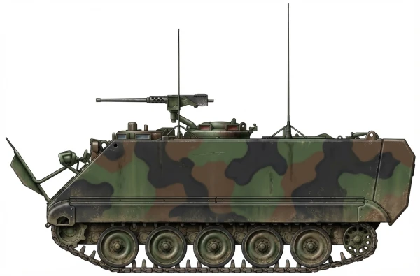 Profile drawing of FMC M113