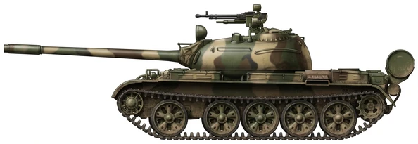 Profile drawing of Malyshev HMB Plant T-54 / T-55 / TM-800