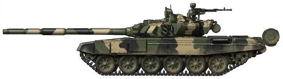 Profile drawing of Malyshev HMB Plant T-90