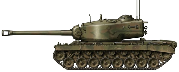 Profile of T30 Super Heavy Tank