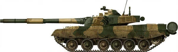 Profile drawing of Norinco Type 90