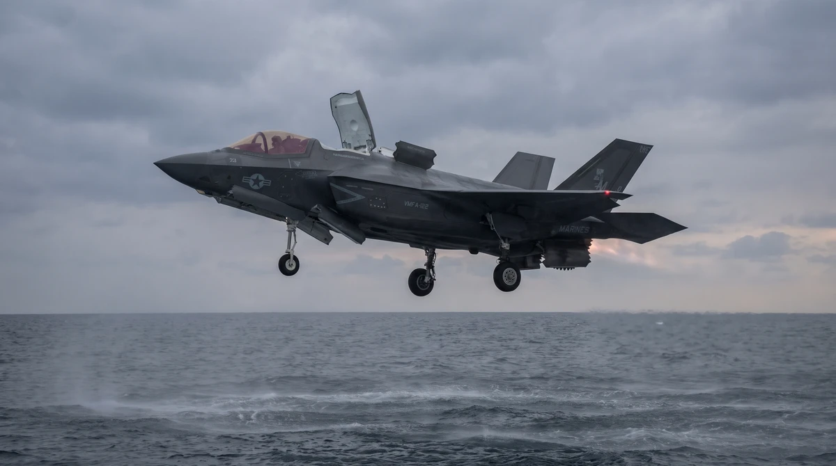 How the F-35B Lift Fan Hovers a Supersonic Jet Where the Harrier Needed Four Swiveling Nozzles