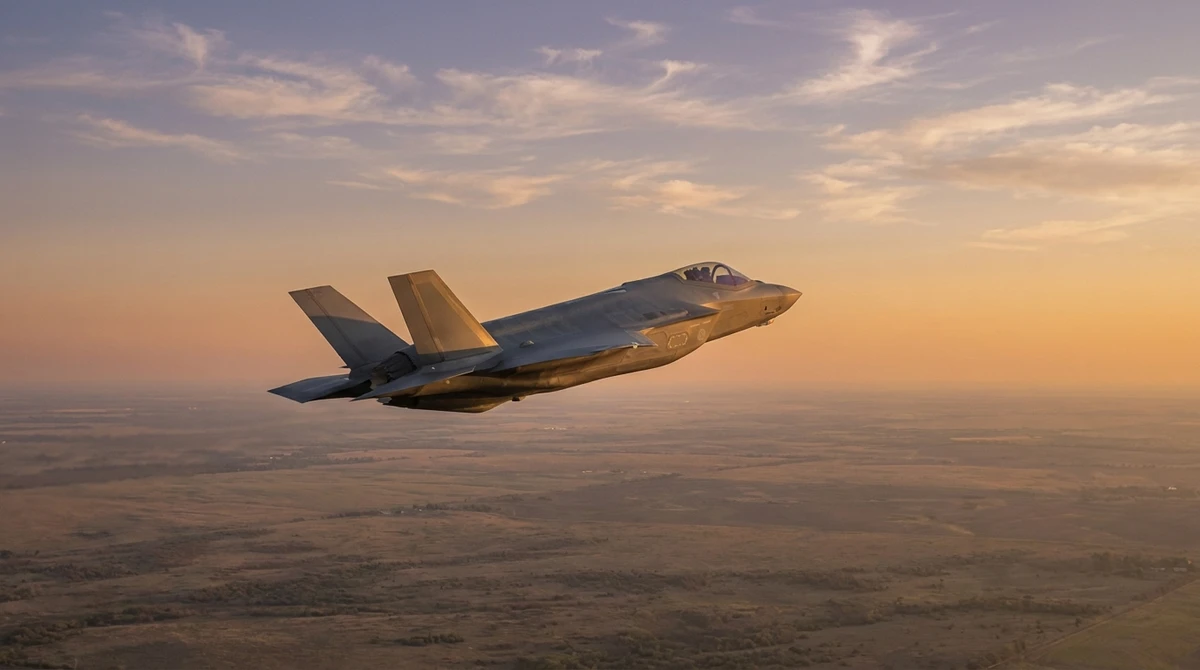 Illustration: F-35A Lightning II stealth fighter in flight