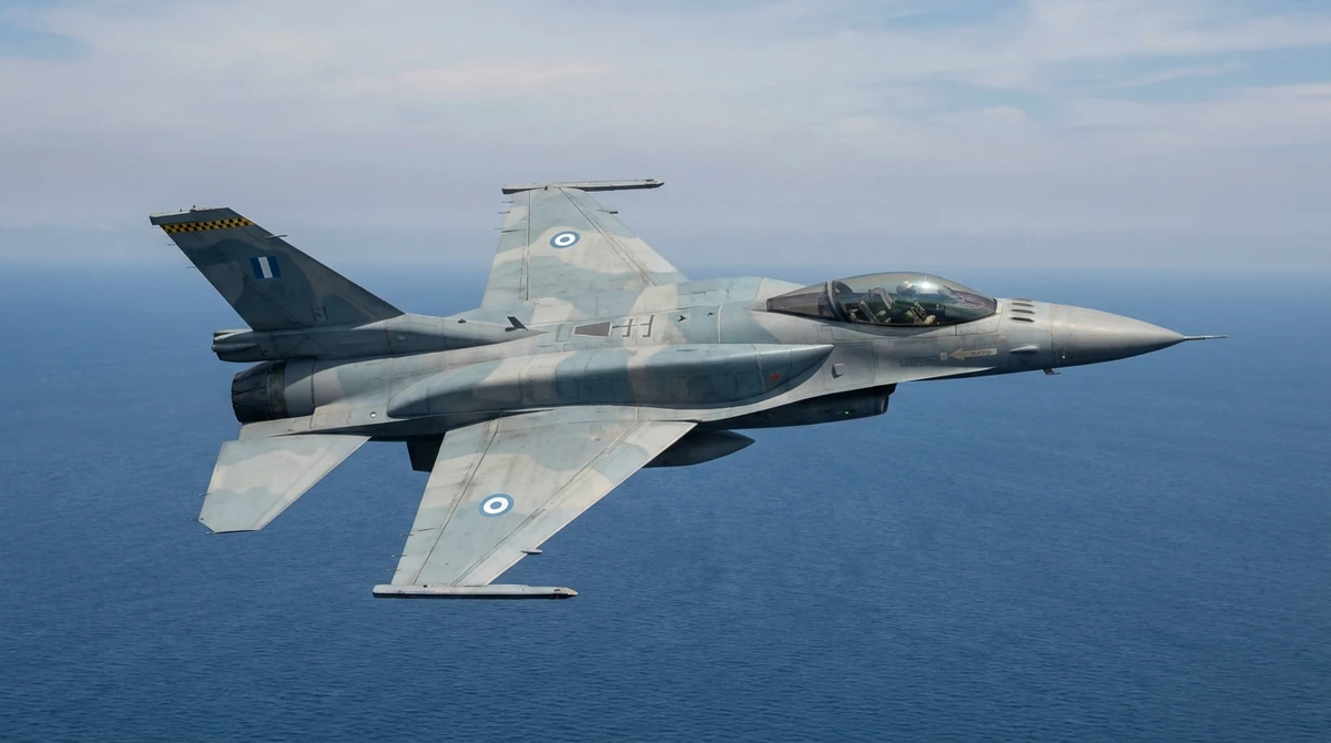 Illustration: Hellenic Air Force F-16 Fighting Falcon in flight