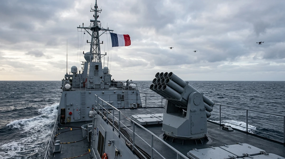 Naval Group's Rampart Counter-Drone Launcher Fitted to French Mistral-Class Ship Ahead of Sea Trials
