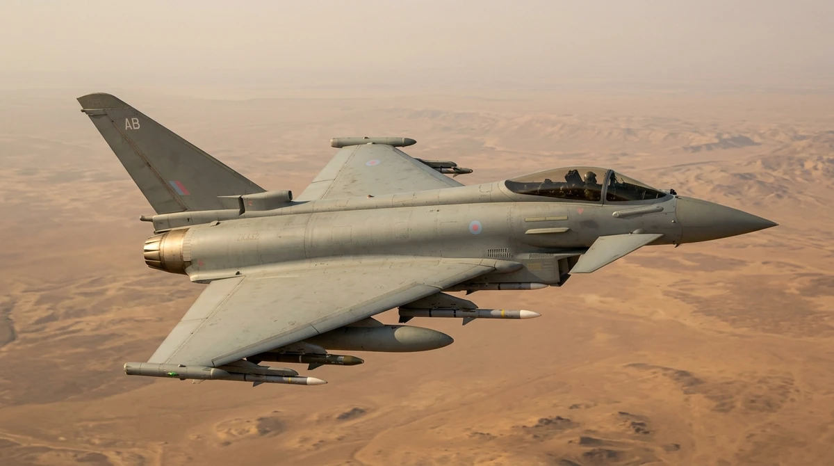 UK to Fly RAF Typhoon Defensive Missions Over Saudi Arabia Against Houthi Missiles and Drones